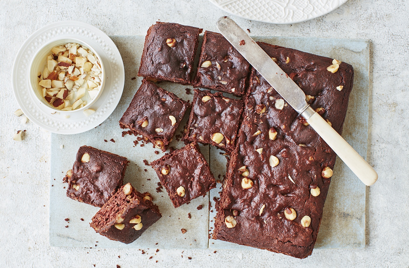 Hazelnut and butternut squash brownies recipe