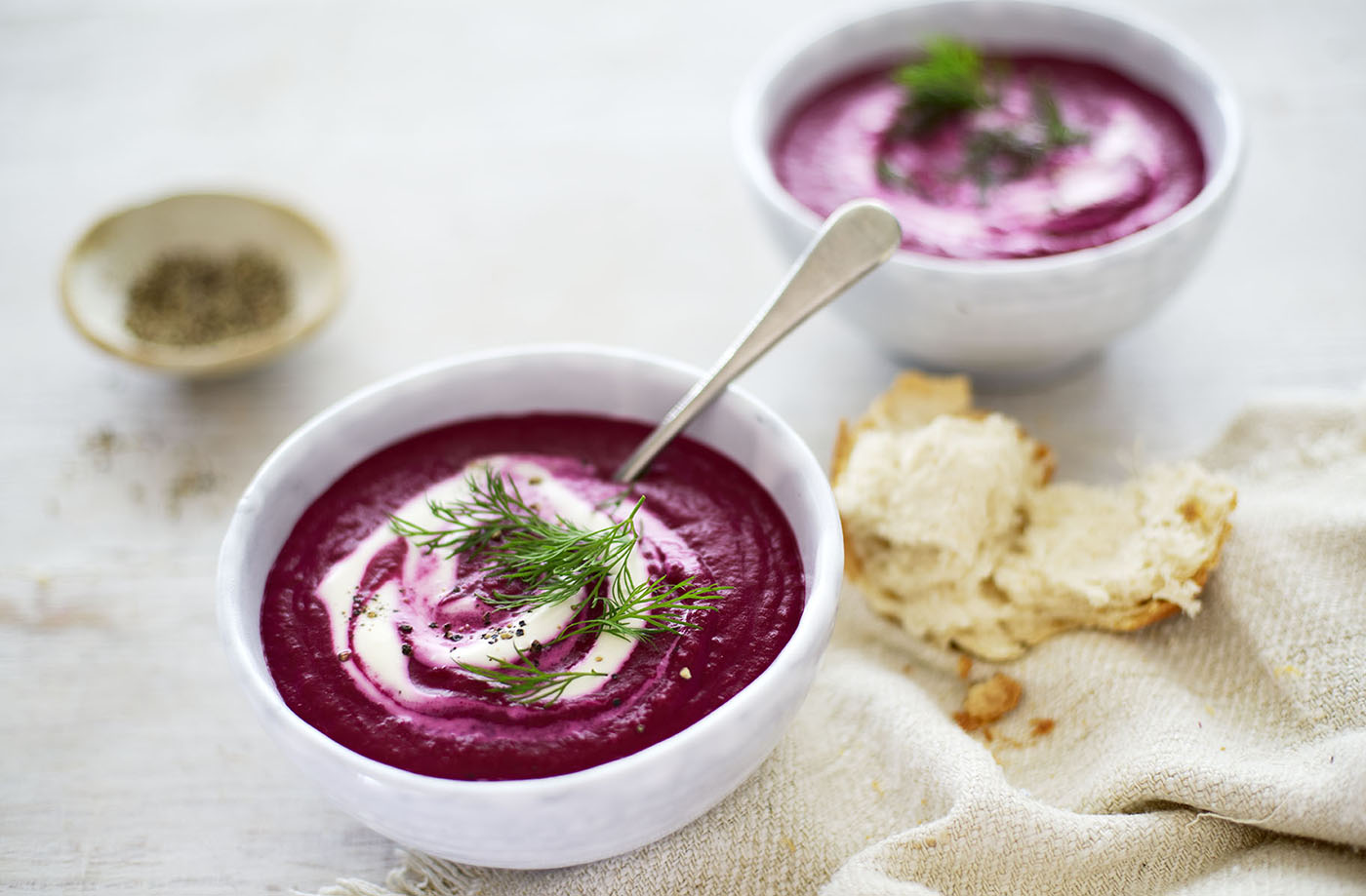 Beetroot soup with horseradish recipe