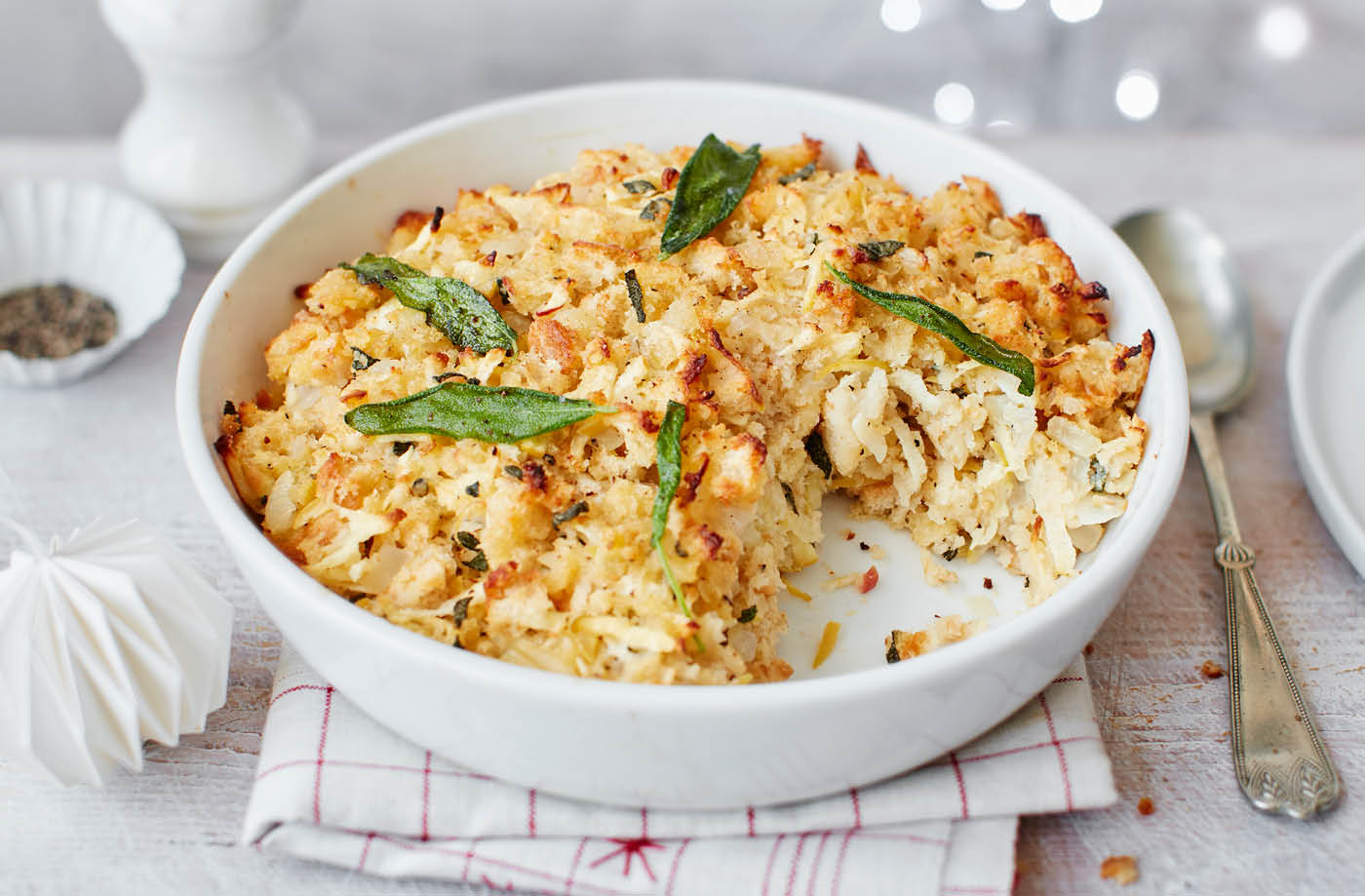 Sourdough, apple and sage stuffing  recipe