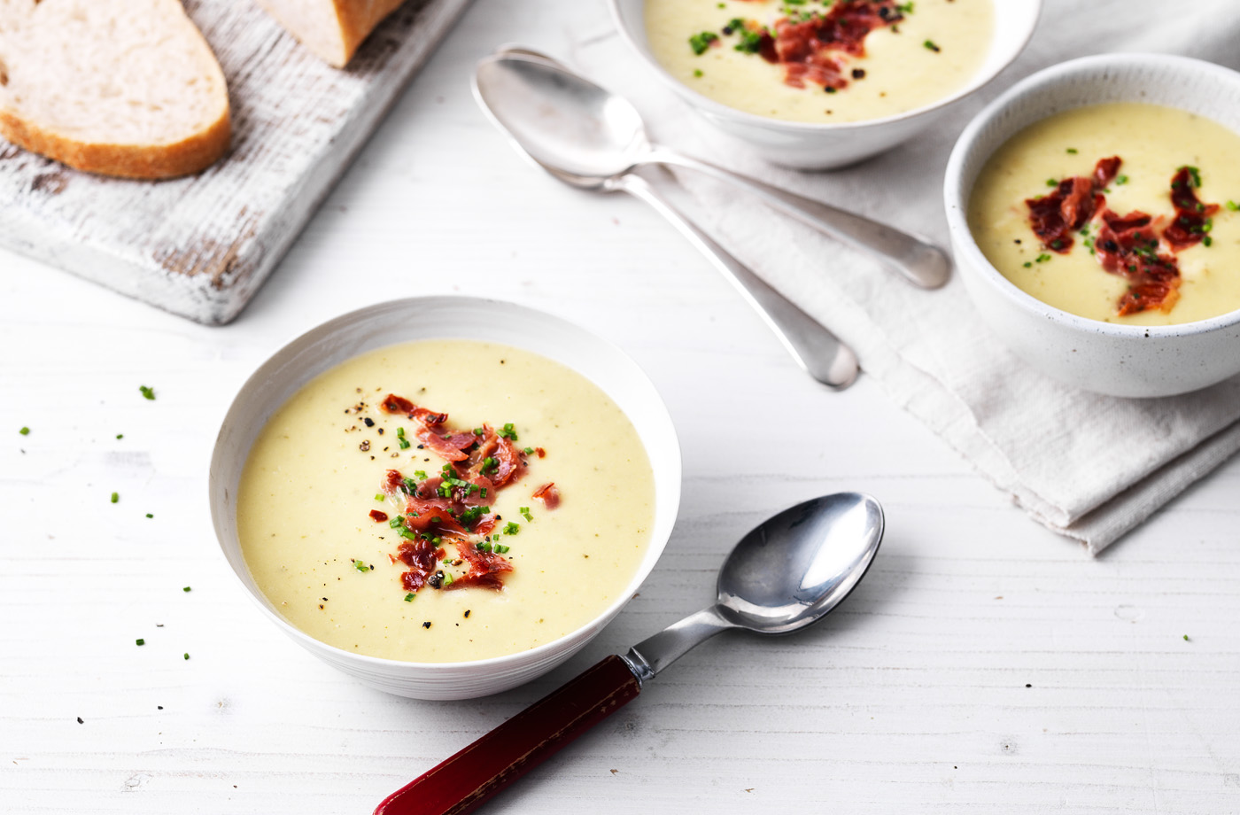 Leek, potato and rosemary soup recipe