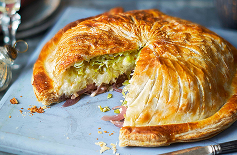 With a gooey, oozy centre, this veggie main is absolutely perfect for any celebratory occasion. And you can make it ahead and freeze until the big day.