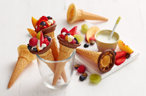 Claire's 'treat time' fruit cones