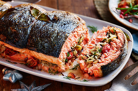 An impressive meat-free main to rival the classic turkey at Christmas. Find room for it on your festive table this year.