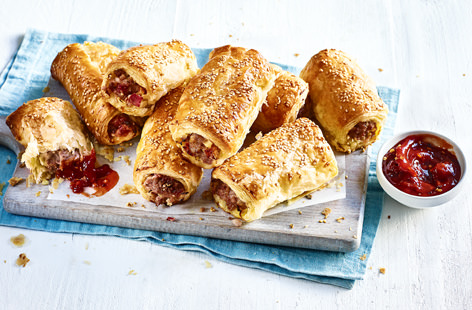 With its light, flaky pastry and delicious meaty filling, homemade sausage rolls really are the best party food all year round. They’re also perfect picnic fare, easy to transport and even easier to eat. You can double the quantities in this sausage roll recipe and freeze half the batch for impromptu guests or last-minute alfresco feasts. Find out how to make sausage rolls and you'll never look back!