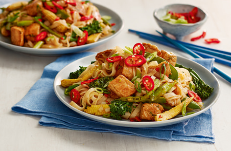 For a quick and easy family meal you can’t beat a simple stir-fry, and ours is packed with a punchy ready-made ginger-garlic past that gives maximum flavour with minimum effort