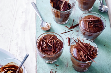 This gorgeous mousse is intensely chocolatey and yet surprisingly light. Avocado, which might seem like a strange dessert ingredient, lends a creamy texture without the need for dairy or egg