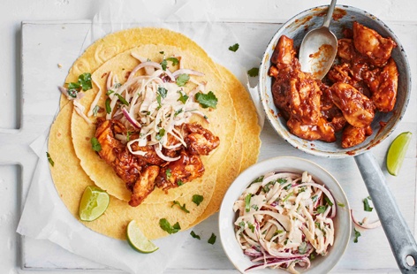 Korean and Mexican food cultures come together deliciously in this flavour-packed, crowd-pleasing dinner recipe that can be rustled up in under half an hour