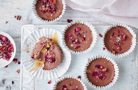 We've given peanut butter cups a decadent twist by adding a layer of sumptuous salted caramel. These moreish treats make perfect Easter edible gifts.