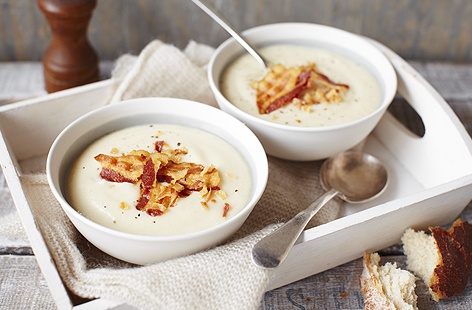 We've given classic cauliflower cheese a tasty twist by turning it into a delightfully comforting autumnal soup