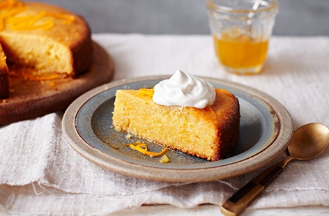 As Italian-inspired desserts go, this orange and almond polenta cake is definitely one of our favourites