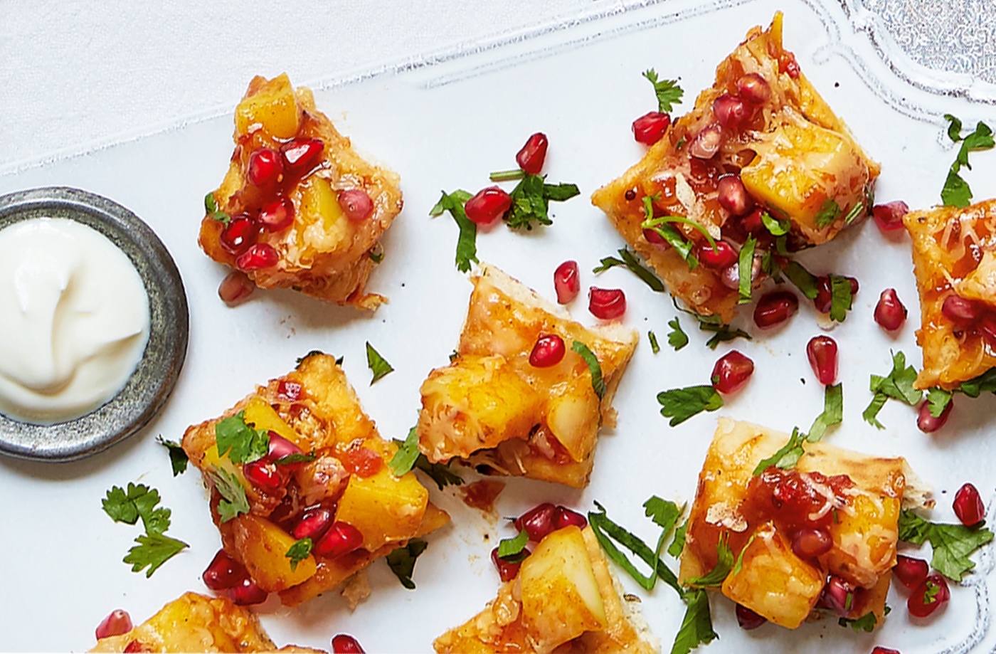 Mini balti pizzas recipe