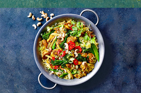 Step away from that takeaway menu. This super-quick, Indian- influenced dish will be ready and on your table way faster (and it’s healthy too)