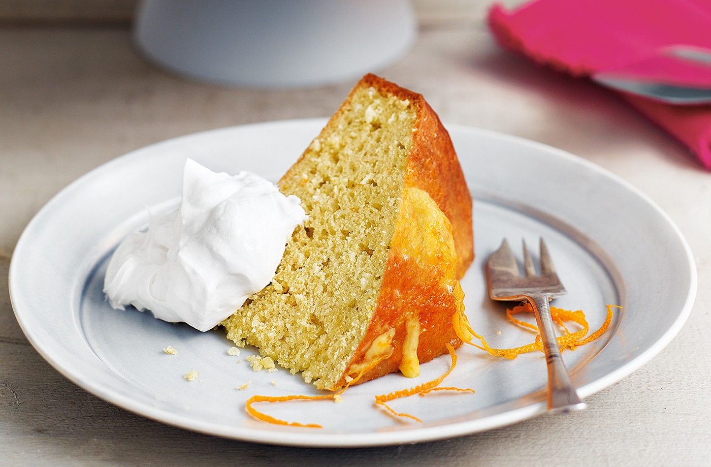 Orange and honey coconut cake with coconut cream recipe