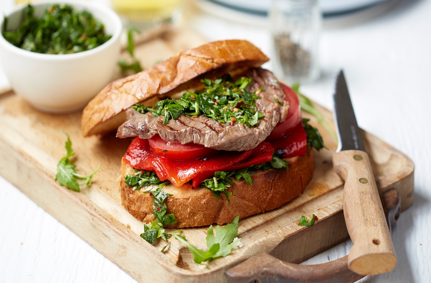 Chimichurri sandwich recipe