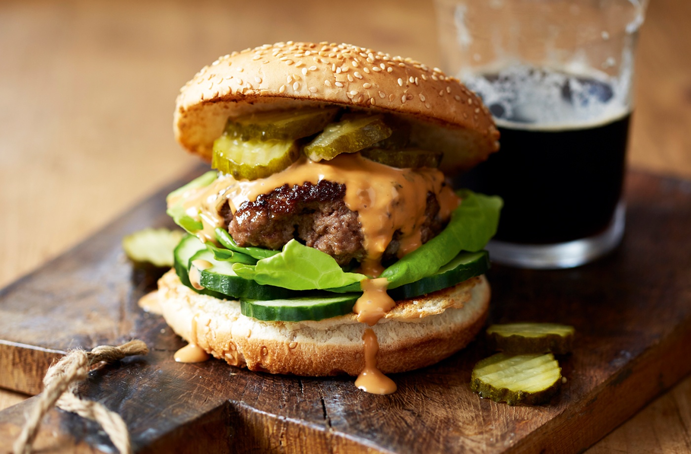 Guinness burgers recipe