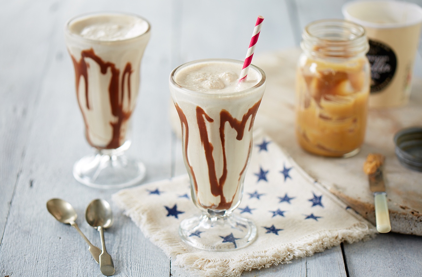 Peanut butter milkshake recipe