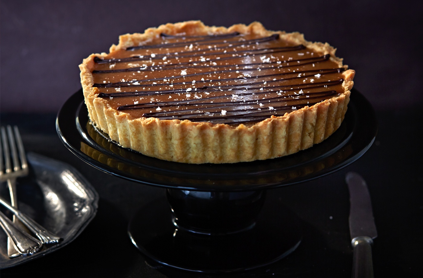 Salted caramel tart recipe