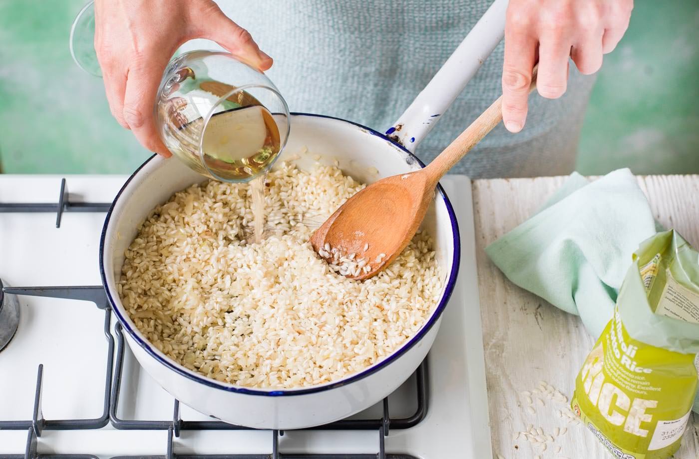 Add the rice