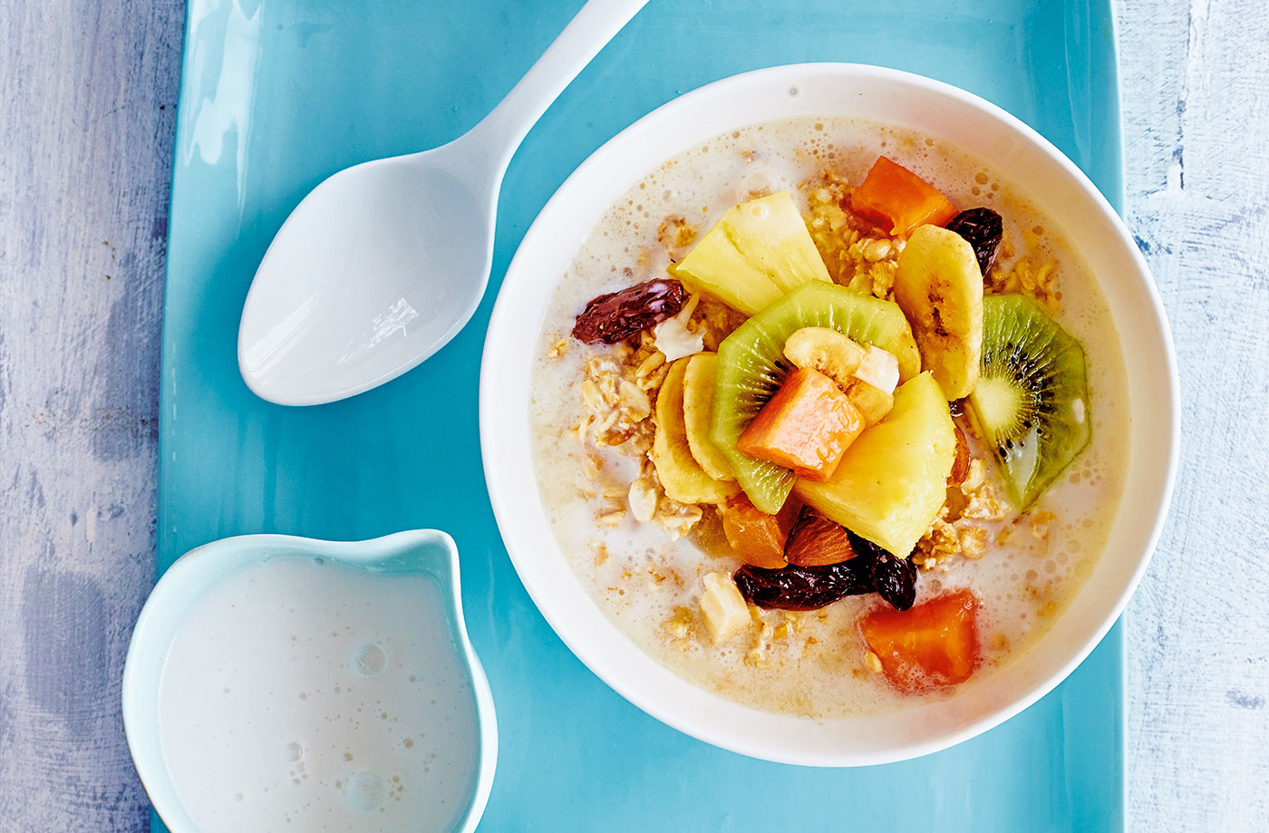 Tropical bircher muesli recipe