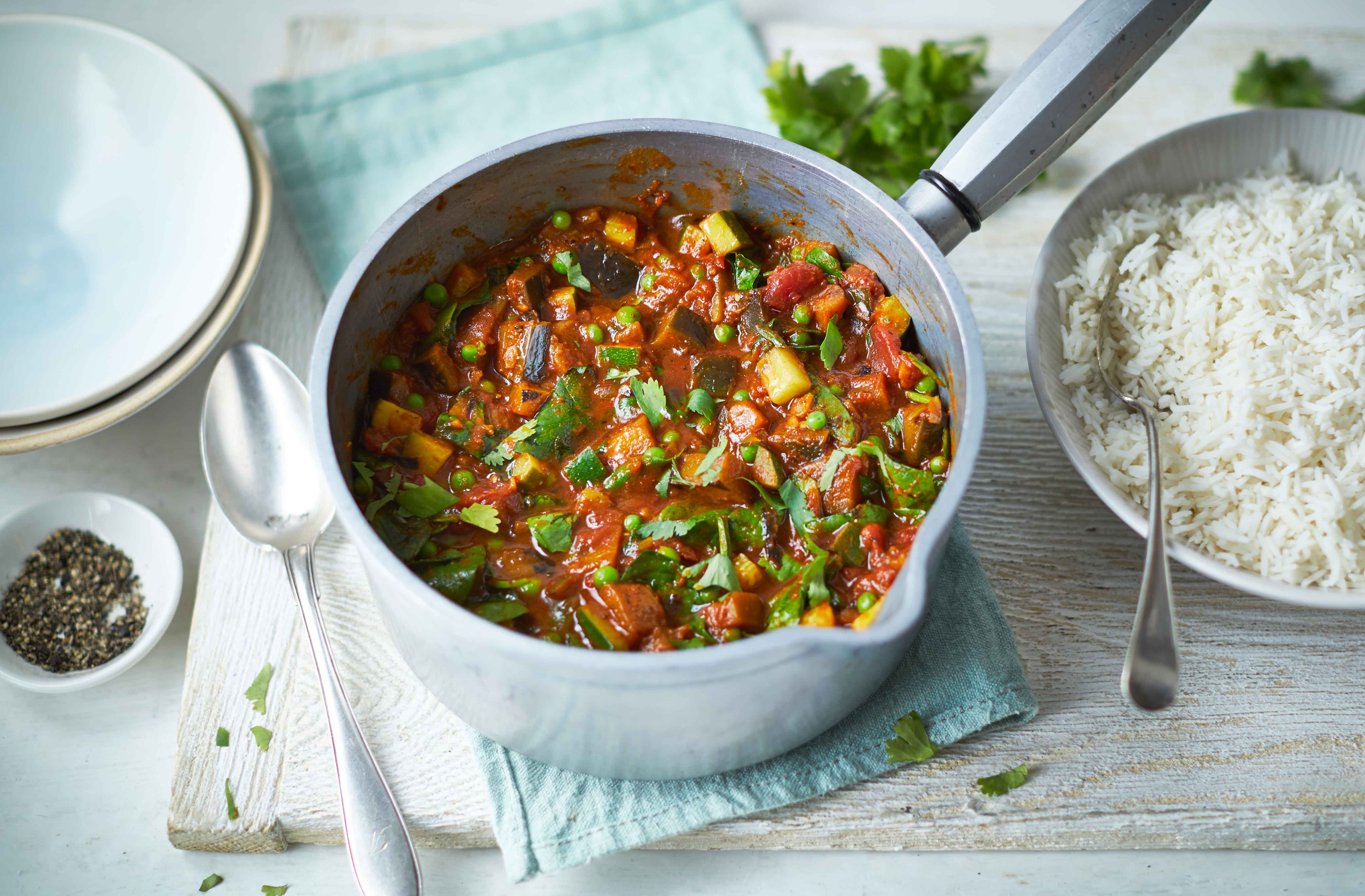 Vegan vegetable curry recipe