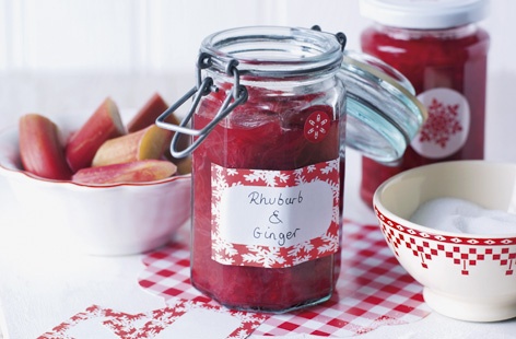 A great way to enjoy rhubarb outside its season is to make jam. An excellent taste combination is pairing it with ginger. Delicious on toast or sandwiched together in a vanilla sponge, it's definitely one for the cupboard.