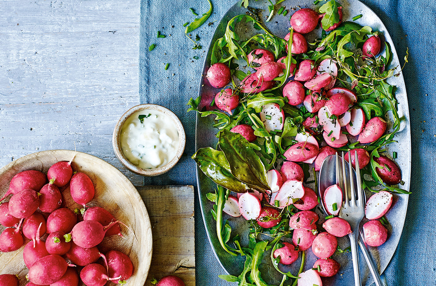 Thyme-roasted radishes recipe