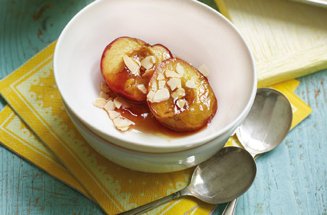 Roasted nectarines are the central component of this fresh and summery dessert. Topped with homemade marscapone cream and a sweet and zesty syrup mixture, this dish might look simple, but it's flavours are anything but.