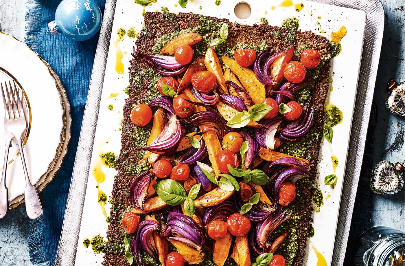Roasted vegetable tart recipe