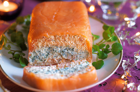 A fabulous starter for special occasions, this terrine is a real show-stopper that will keep your guests coming back for more
