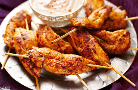 Bursting with flavour, these chicken skewers are perfect for a party