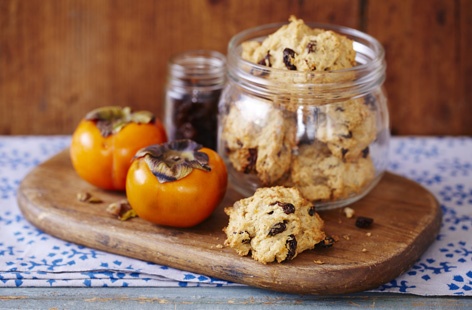 Making the most of this season’s harvest, these spiced persimmon cookies are made with crunchy pecans and sweet persimmon