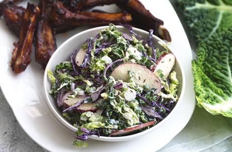 Delicious sweet and sticky pork ribs served with a scrumptious coleslaw bursting with flavour!