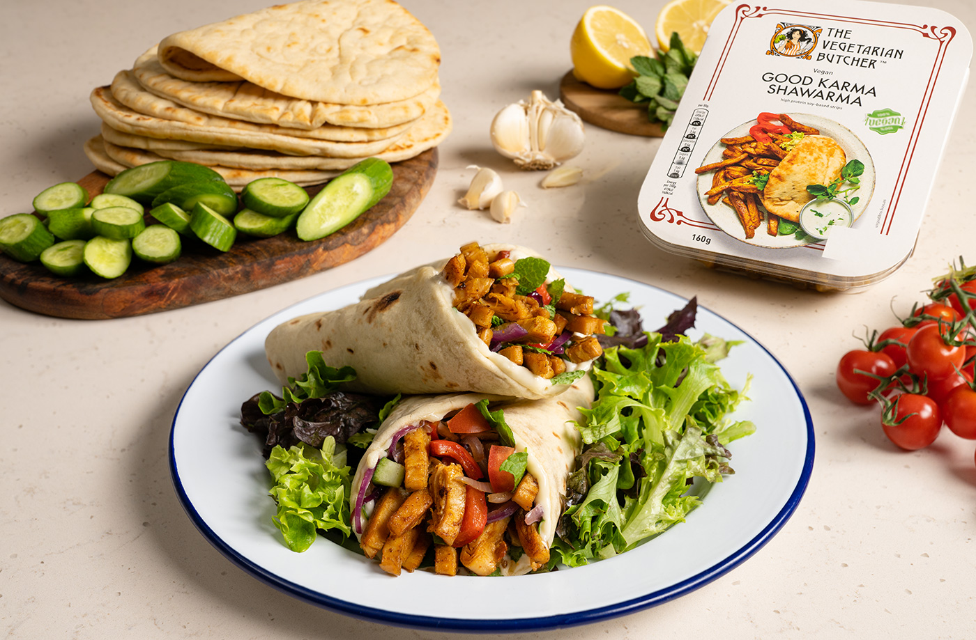 Sue's 'welcome home' vegan wraps recipe