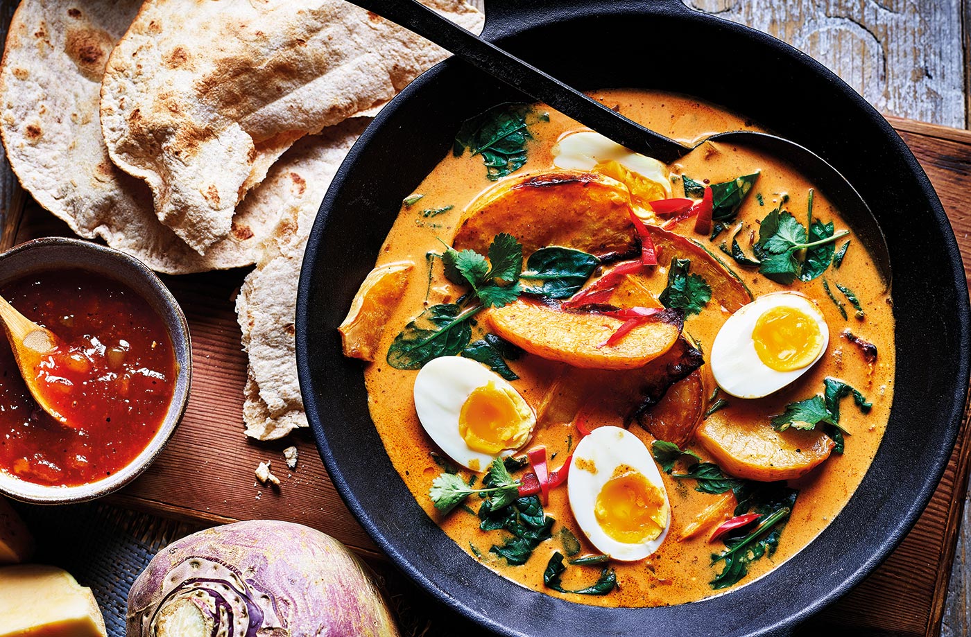 Swede and coconut curry recipe