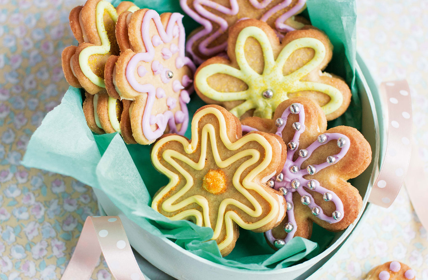 Flower biscuits recipe