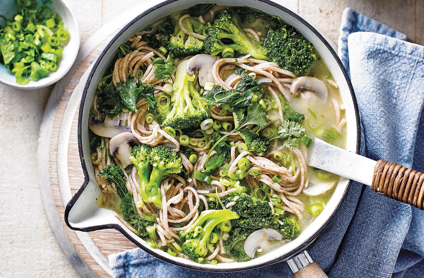 Thai green noodle bowls recipe