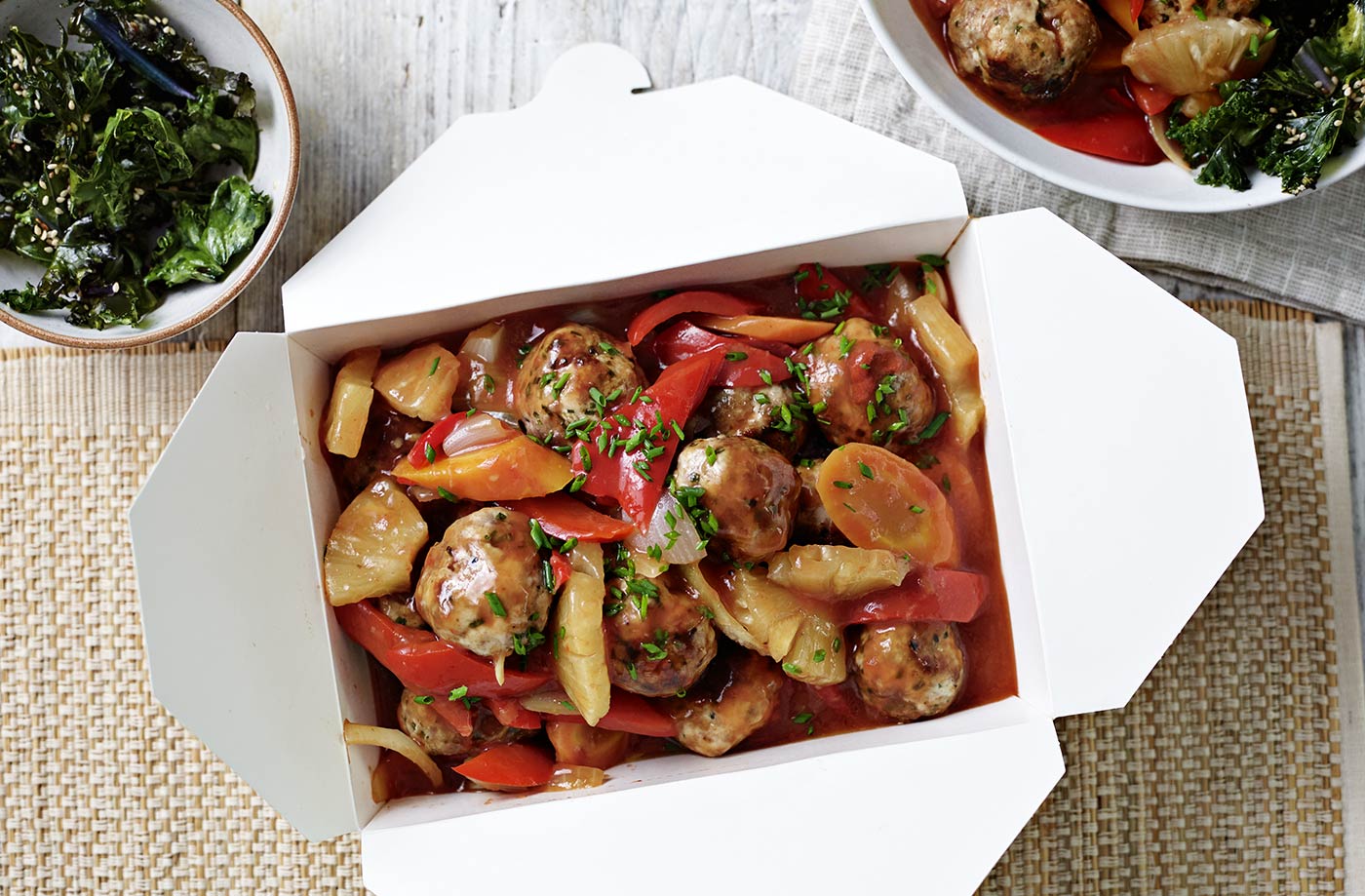 Sweet and sour turkey balls recipe