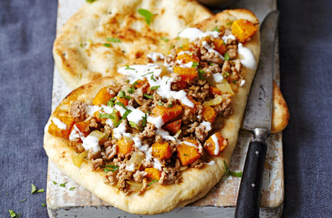 Make light work of preparing a midweek meal with these flavour-packed naan breads