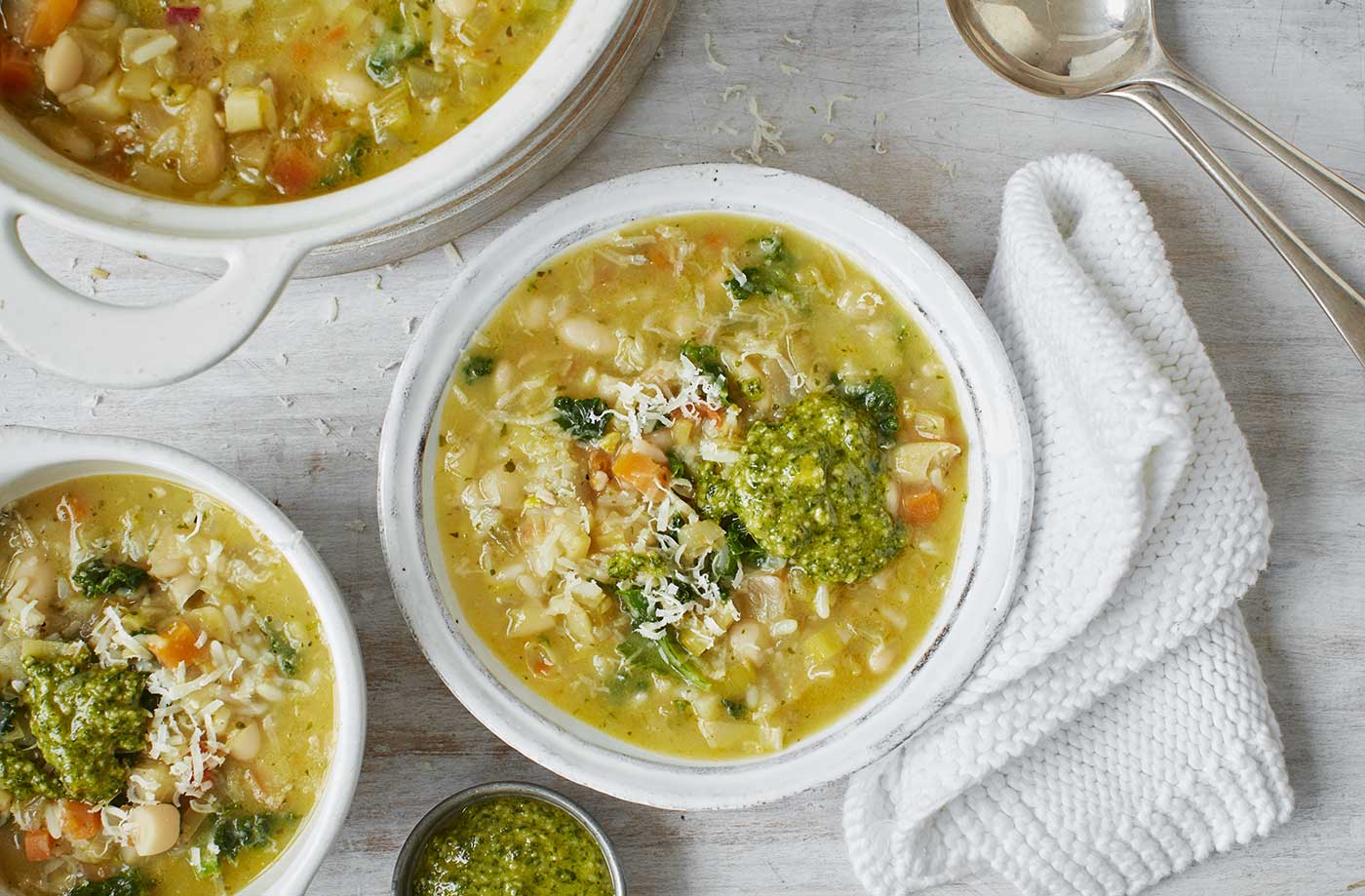 Tuscan-style winter vegetable soup recipe