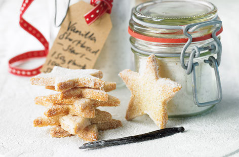 These sweet little shortbread biscuits are such a simple bake - they're great for parties and double up as a foodie Christmas gift, too