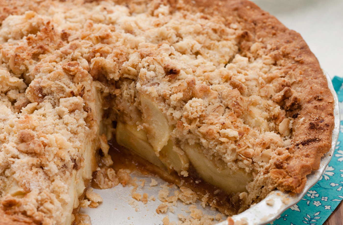 Apple crumble pie recipe