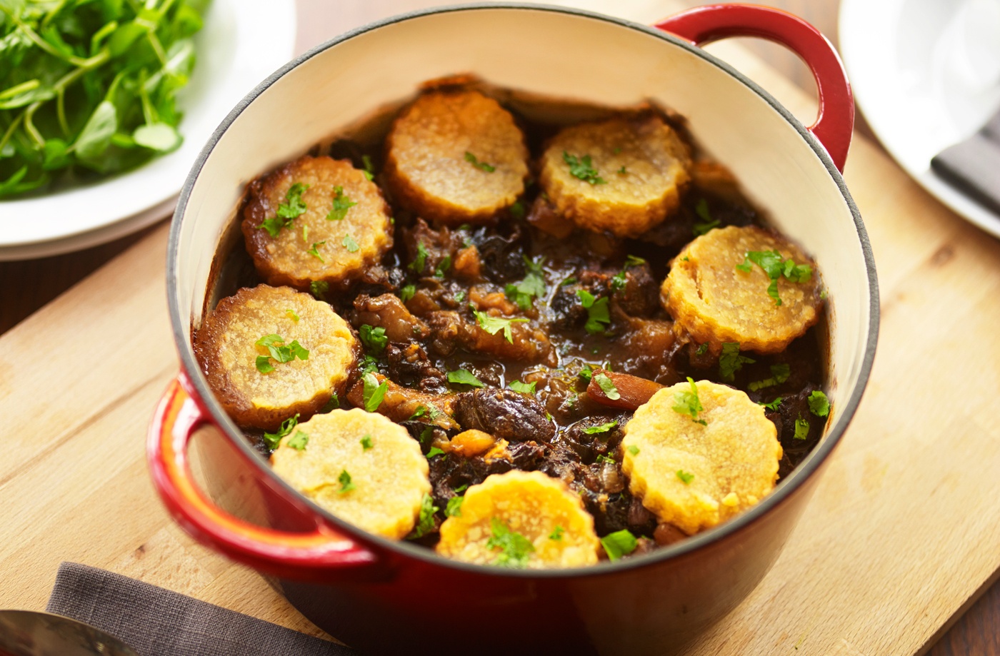 Gingered beef stew with dumplings  recipe