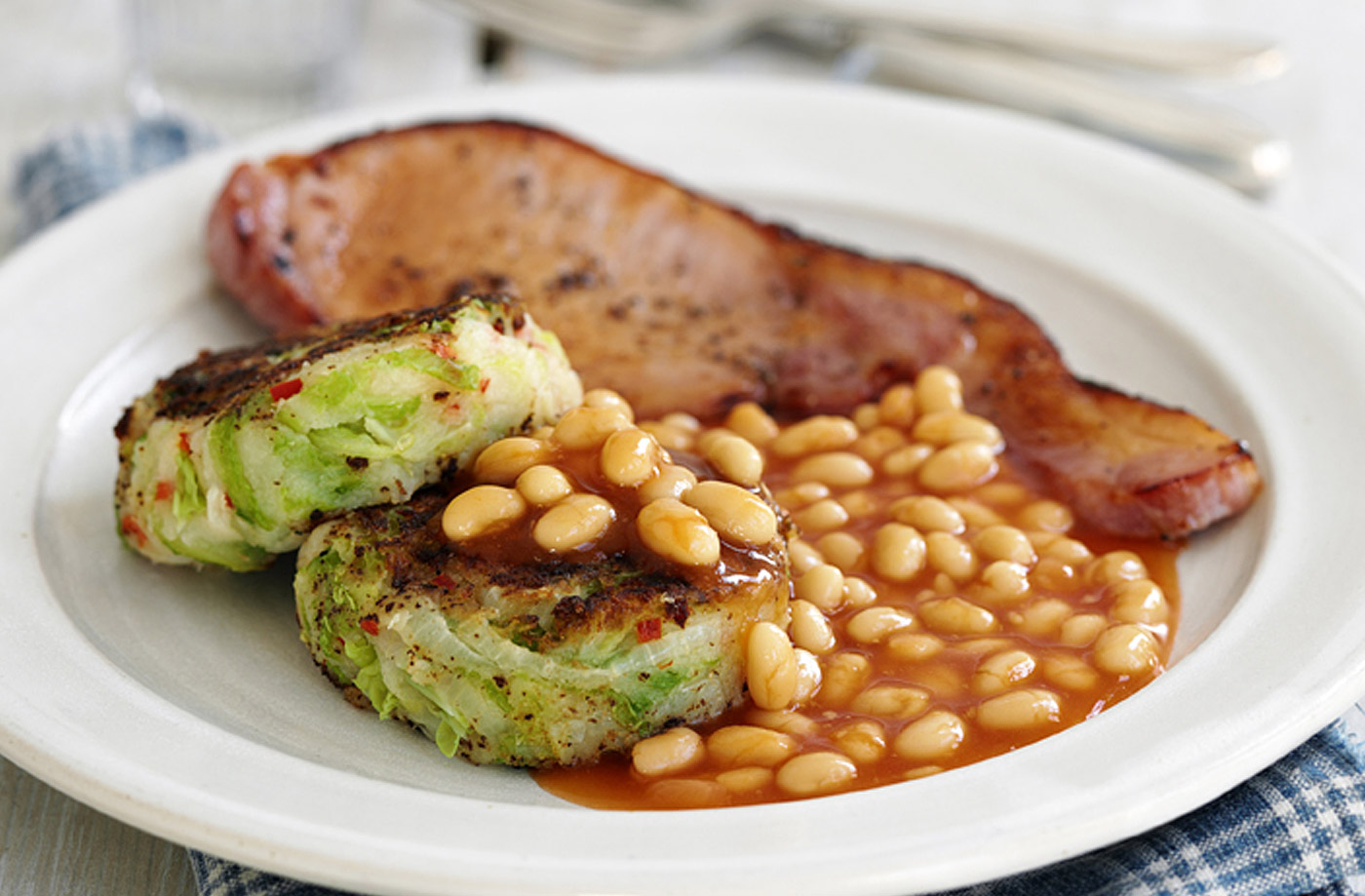Bubble and squeak potato cakes  recipe