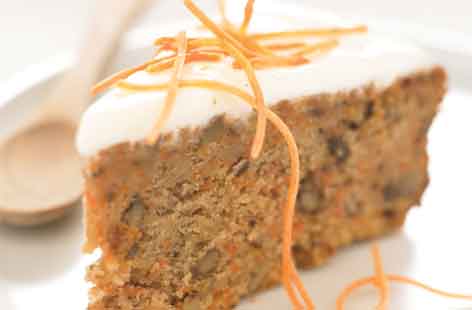 Carrot and walnut cake recipe