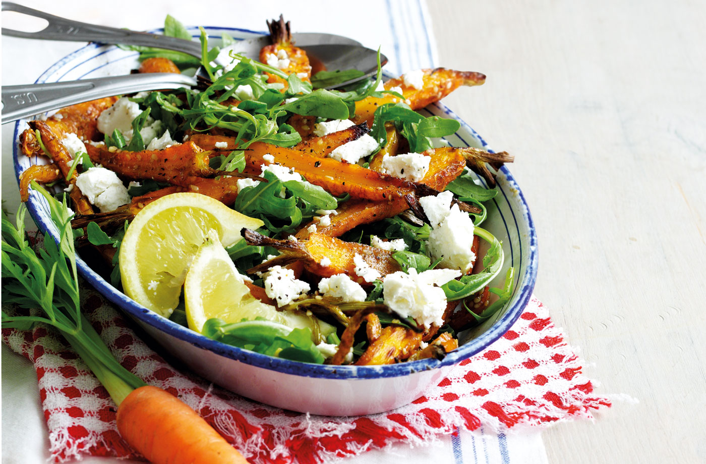 Roasted carrots with Middle Eastern spices recipe