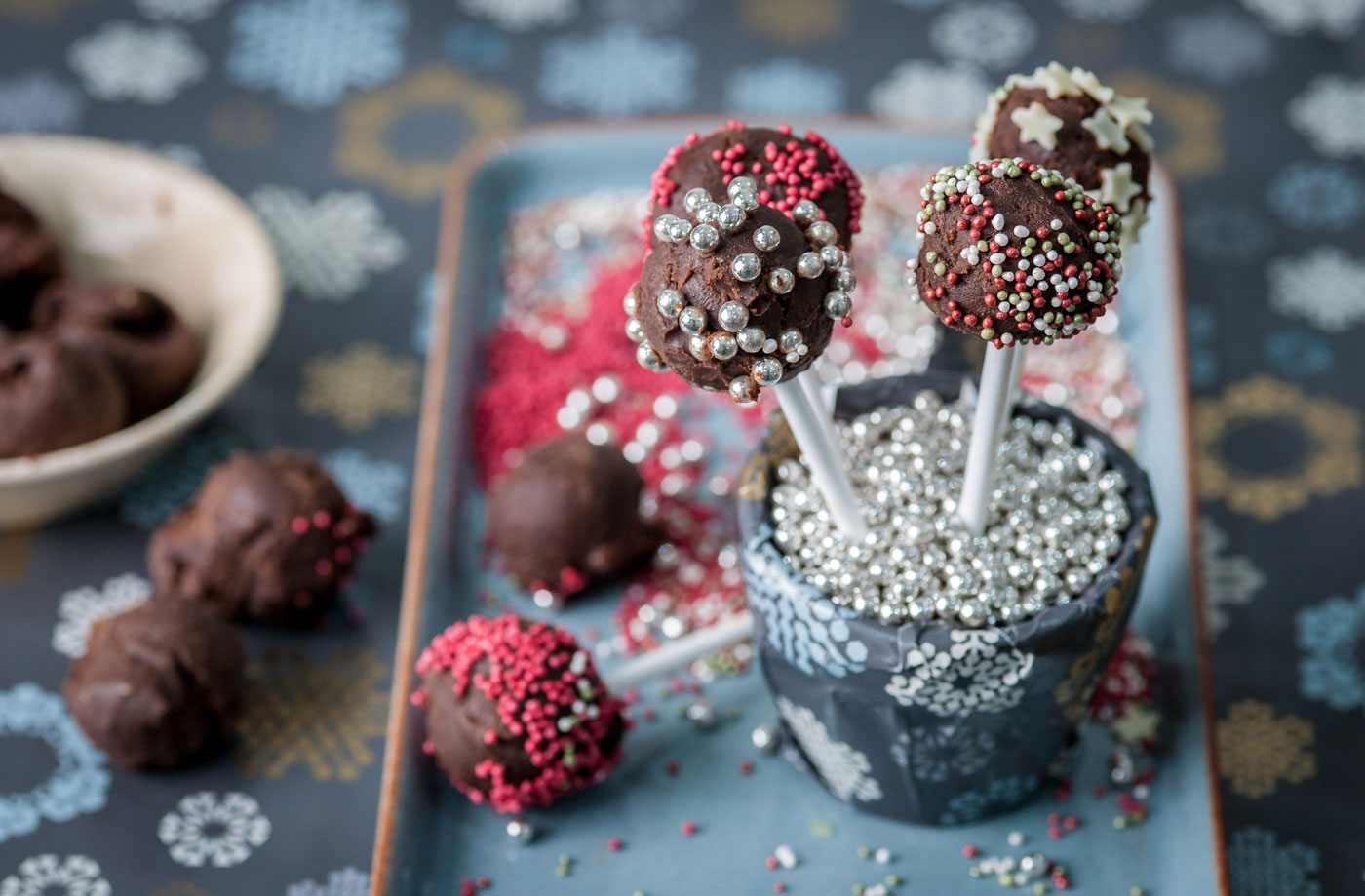 Colin McGurran's chocolate truffle lollipops recipe