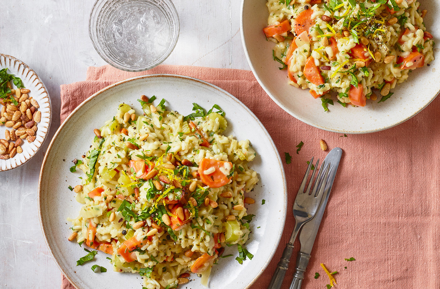 Creamy winter veg risotto recipe