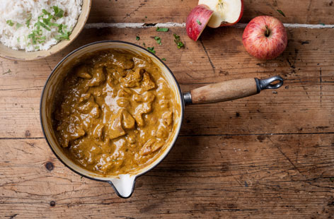 This sweet and mildly spiced curry by Galton Blackiston is a great way to use up your leftover turkey and is bound to go down a storm with the kids 