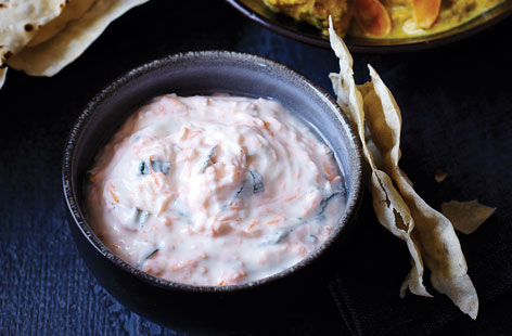 This lovely Indian-inspired dip is a great dish to have as a starter