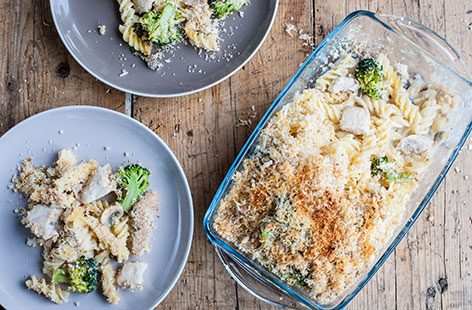 Chicken is definitely a kids’ favourite and cooked into this cheesy dish, excited smiles are sure to make an appearance.